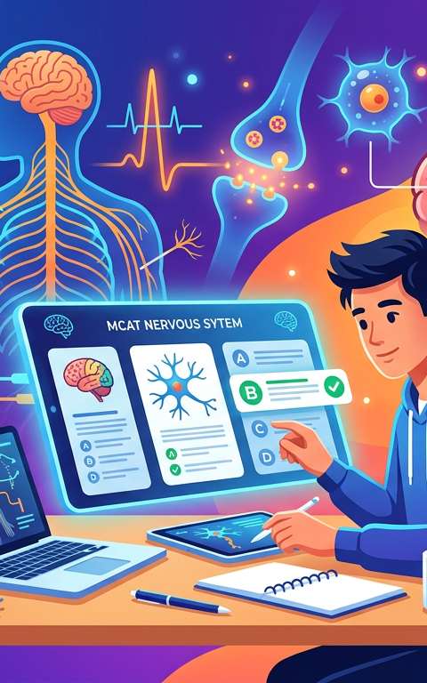 MCAT Nervous System Practice Questions with Answers