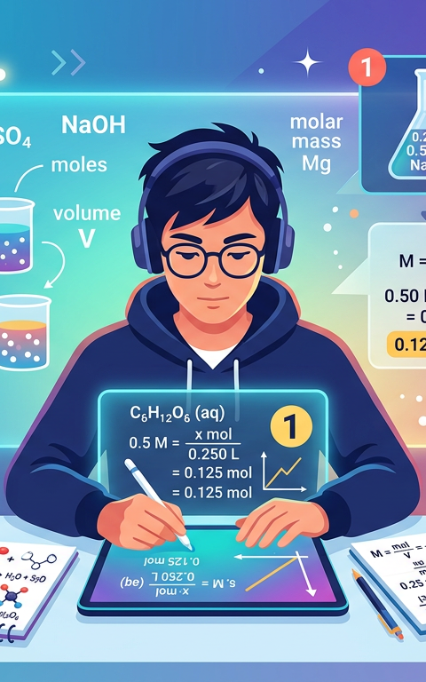 MCAT Molarity Practice Questions with Answers