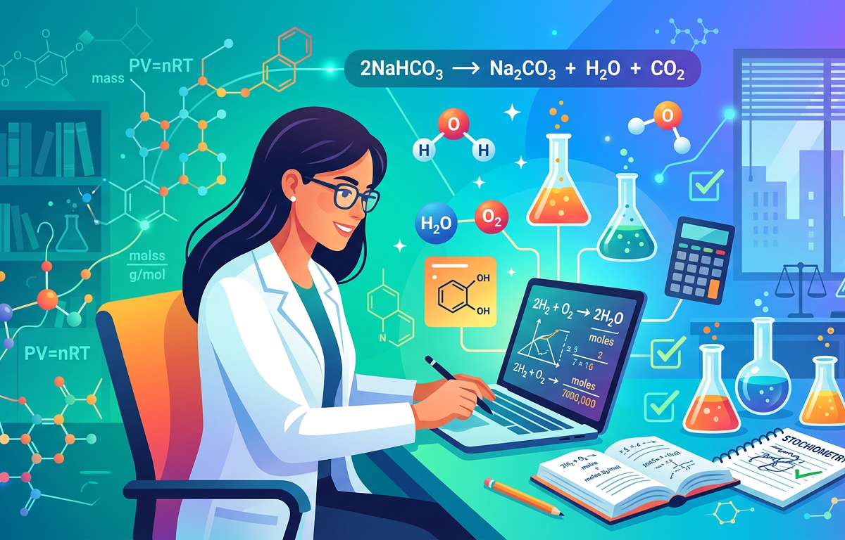 Easy MCAT Stoichiometry Practice Questions