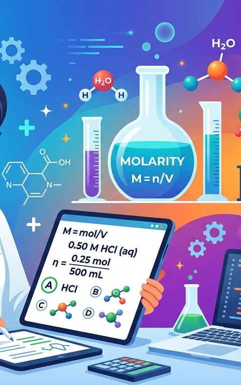 Easy MCAT Molarity Practice Questions