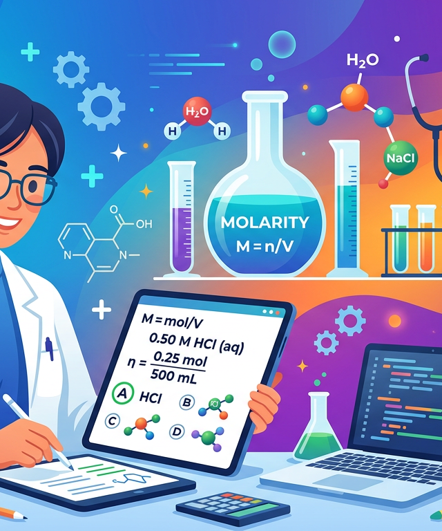 Easy MCAT Molarity Practice Questions