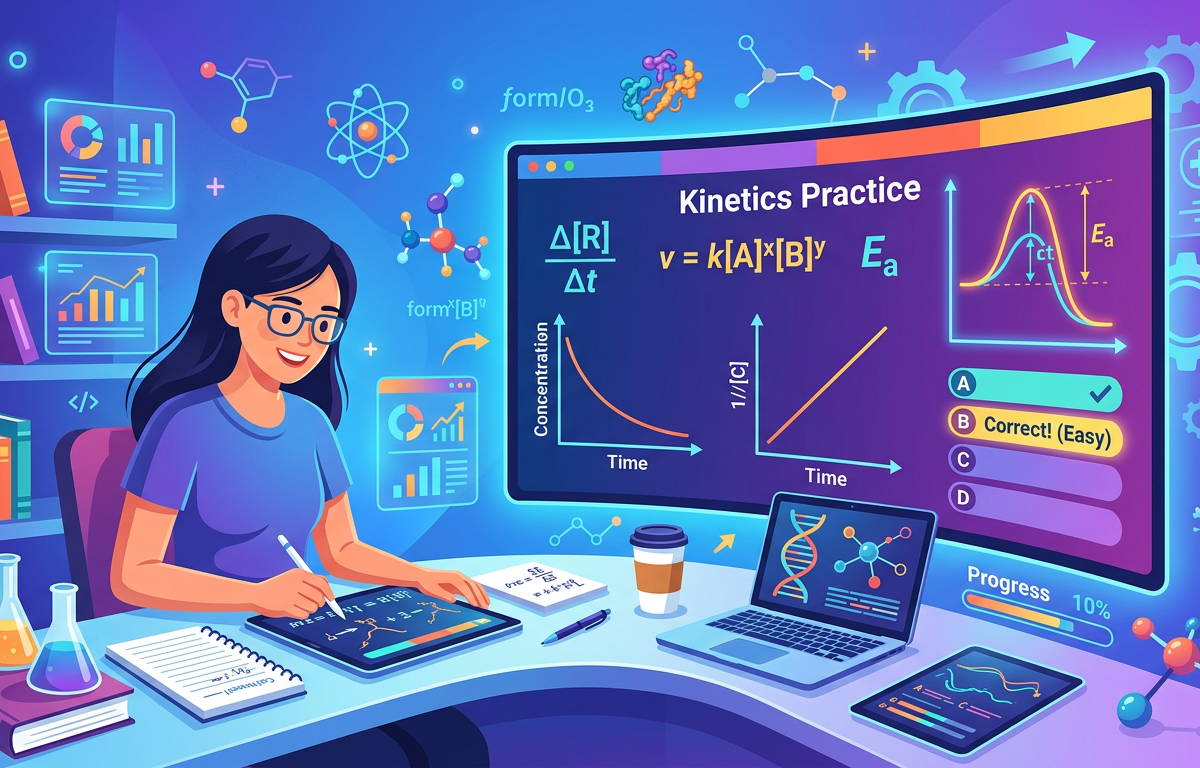 Easy MCAT Kinetics Practice Questions
