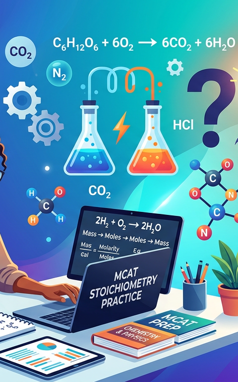 Hard MCAT Stoichiometry Practice Questions