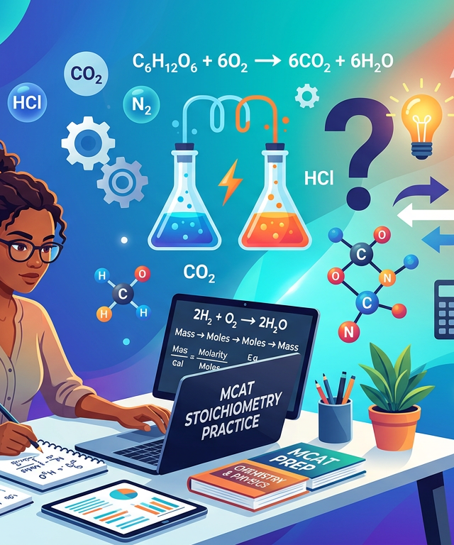 Hard MCAT Stoichiometry Practice Questions