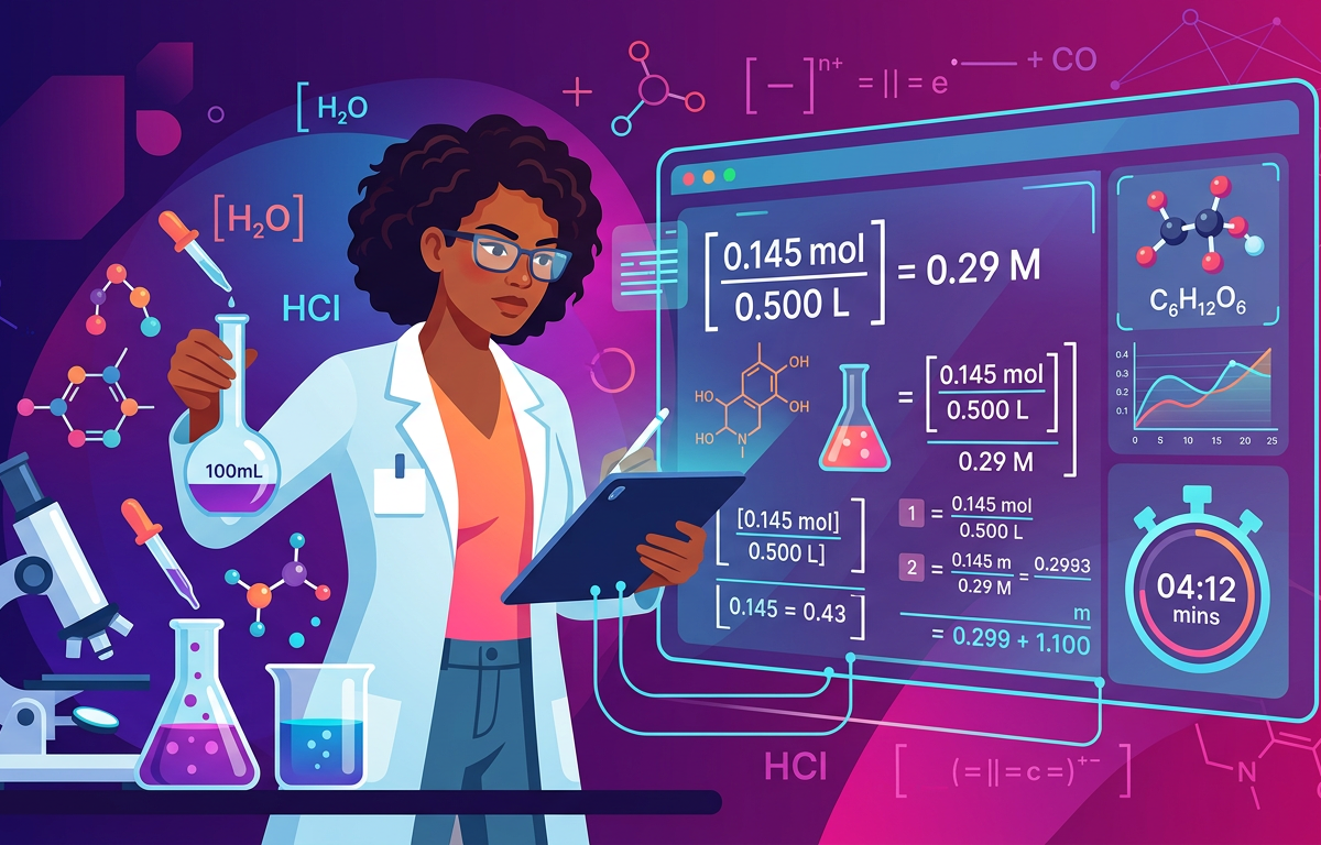 Hard MCAT Molarity Practice Questions