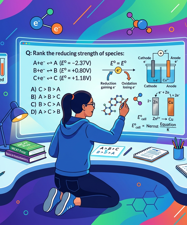 Hard MCAT Redox Practice Questions