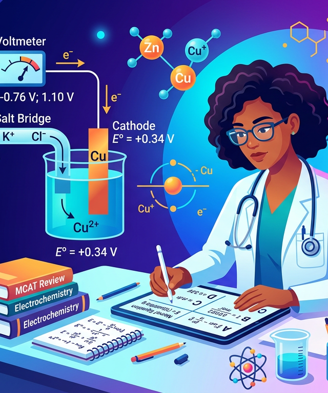 Hard MCAT Electrochemistry Practice Questions