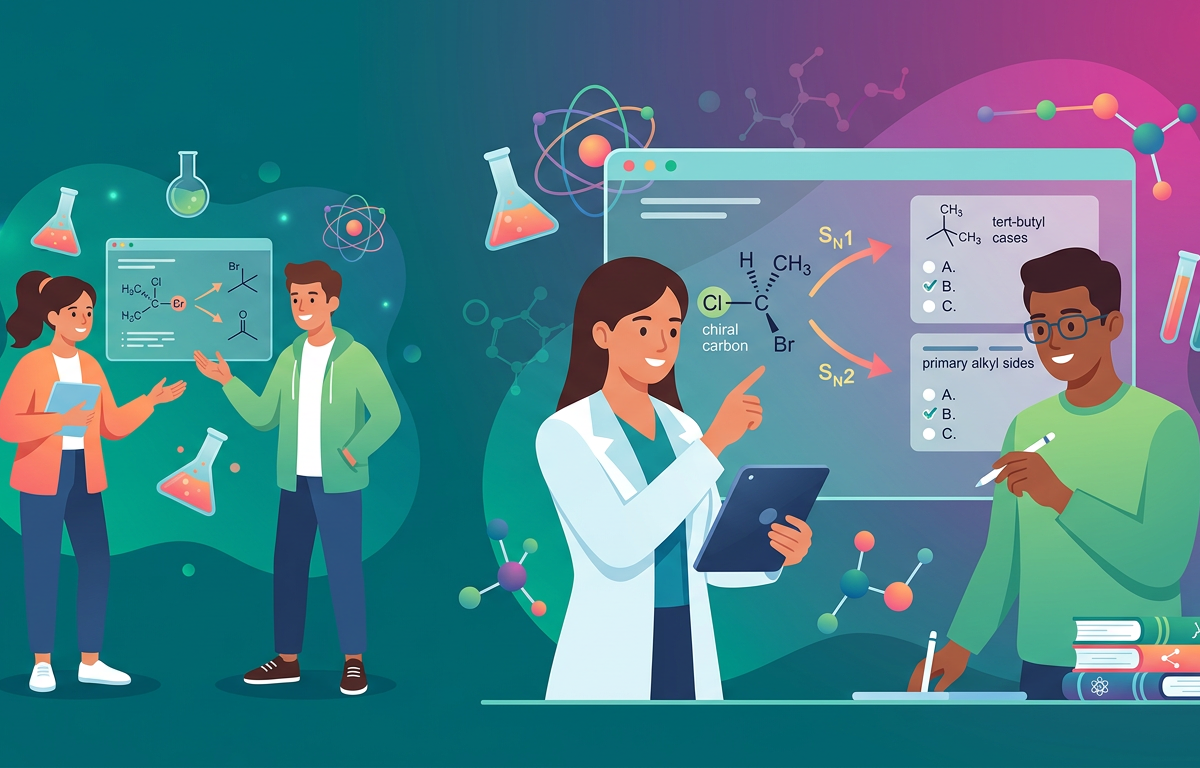 MCAT SN1 SN2 Practice Questions with Answers