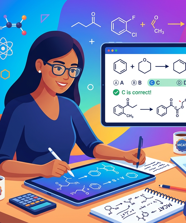 MCAT Organic Reactions Practice Questions with Answers