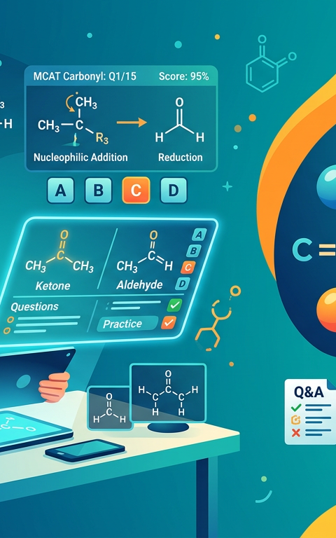 MCAT Carbonyl Practice Questions with Answers