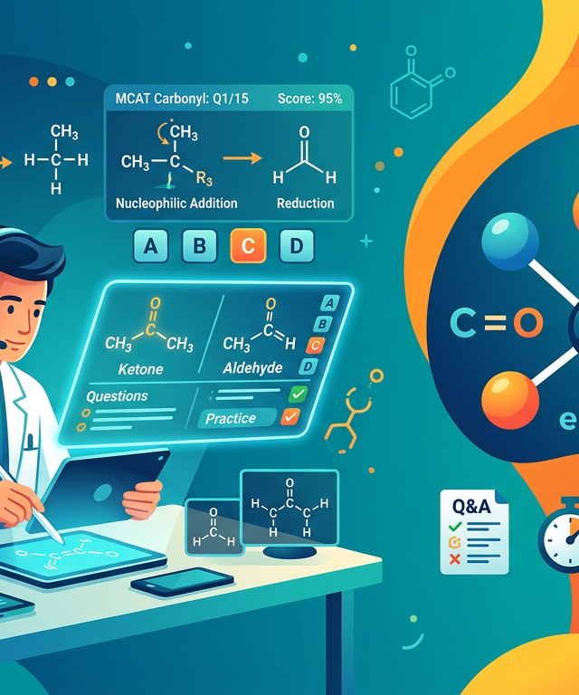 MCAT Carbonyl Practice Questions with Answers