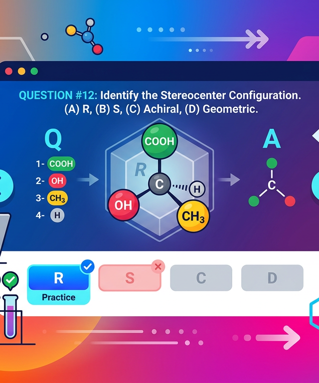 Easy MCAT Stereochemistry Practice Questions