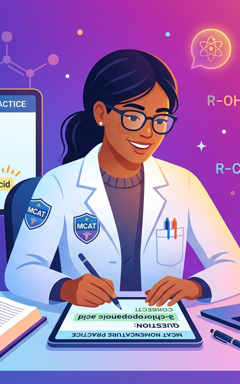 Easy MCAT Nomenclature Practice Questions