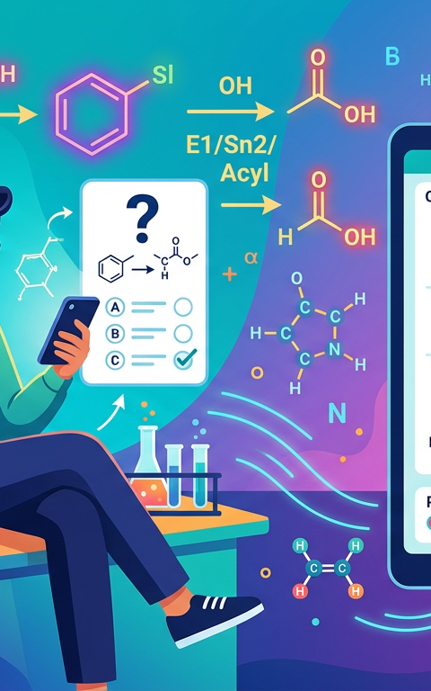 Easy MCAT Organic Reactions Practice Questions