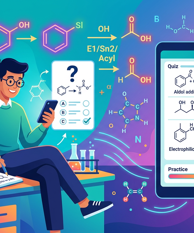 Easy MCAT Organic Reactions Practice Questions