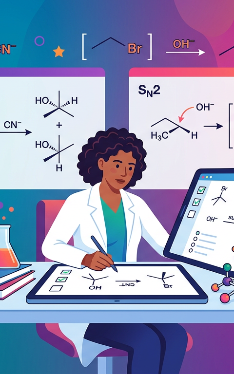 Medium MCAT SN1 SN2 Practice Questions