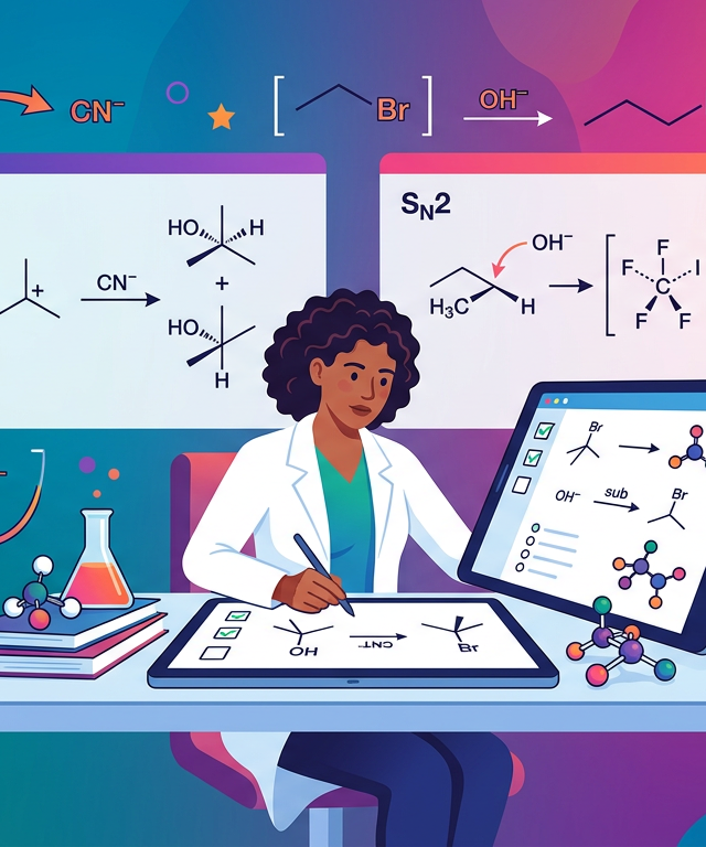 Medium MCAT SN1 SN2 Practice Questions