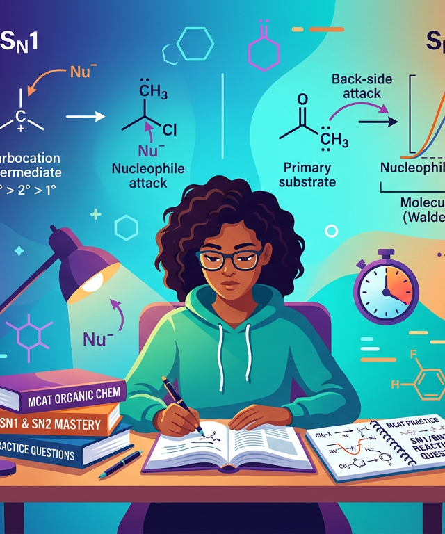 Hard MCAT SN1 SN2 Practice Questions