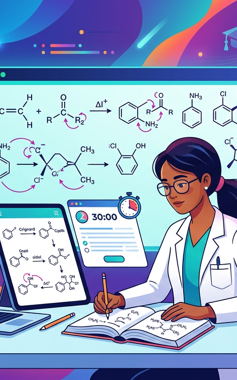 Hard MCAT Organic Reactions Practice Questions