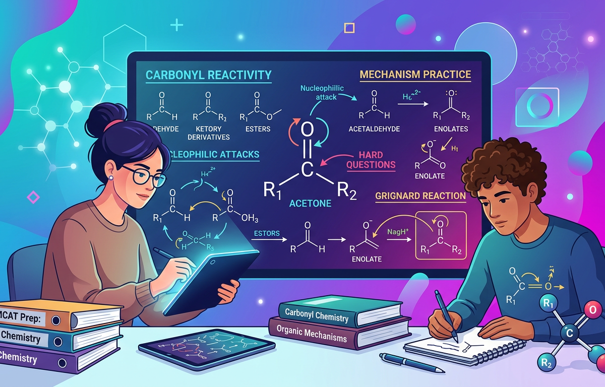 Hard MCAT Carbonyl Practice Questions