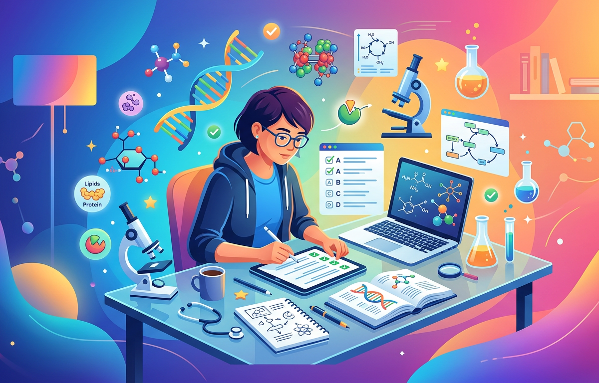 MCAT Biochemistry Practice Questions with Answers