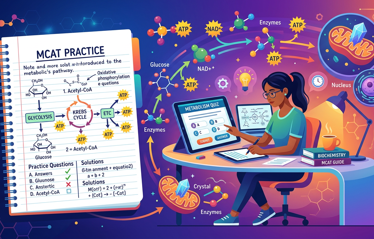 MCAT Metabolism Practice Questions with Answers