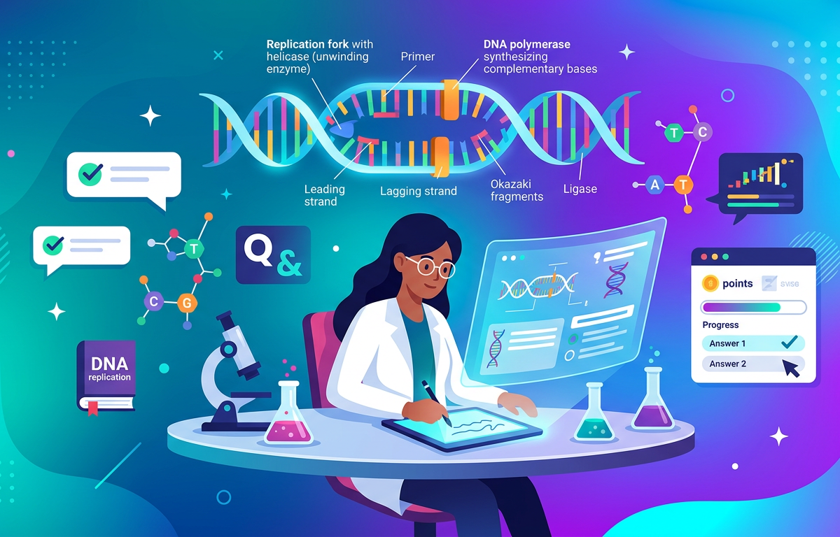 MCAT DNA Replication Practice Questions with Answers