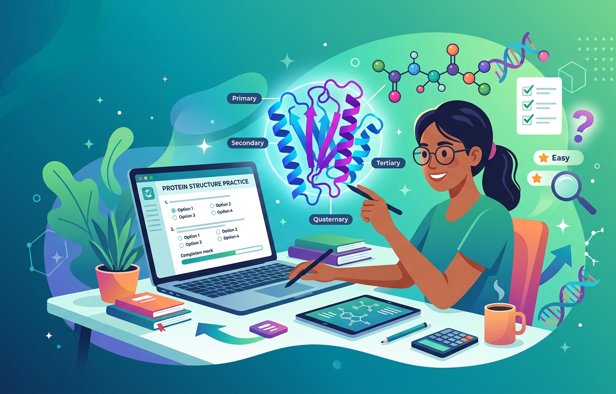 Easy MCAT Protein Structure Practice Questions