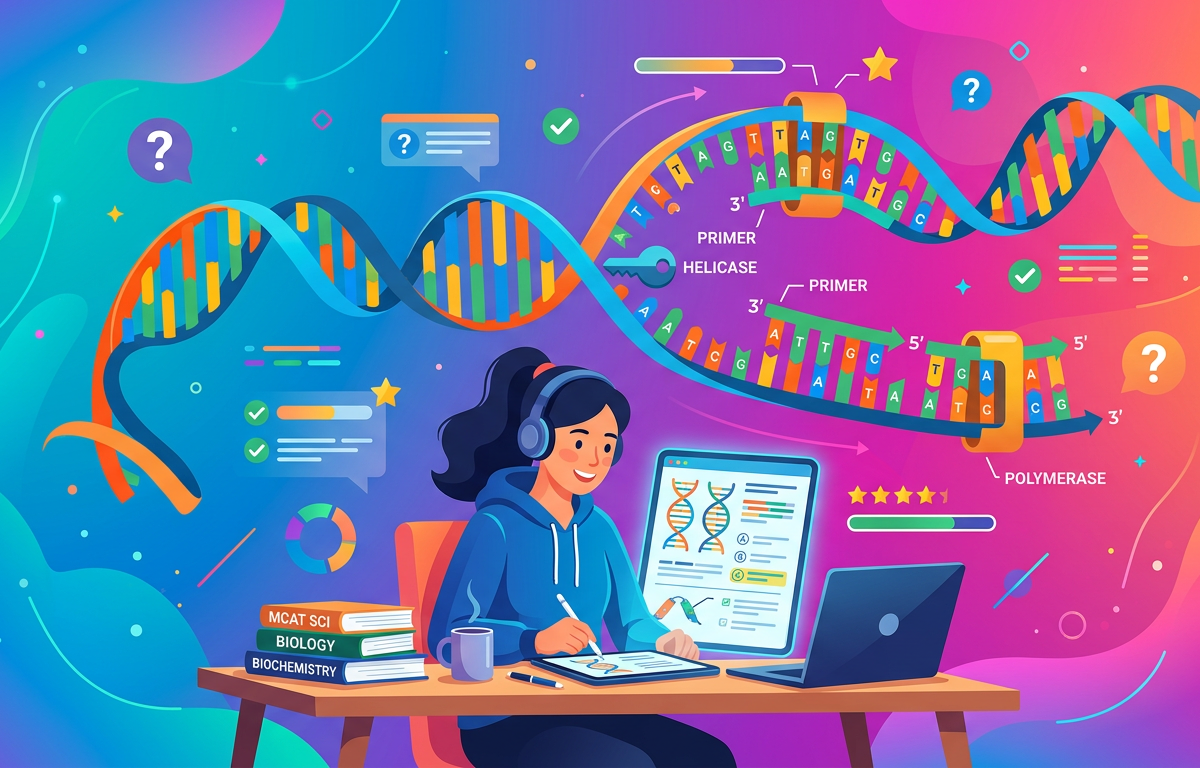 Easy MCAT DNA Replication Practice Questions