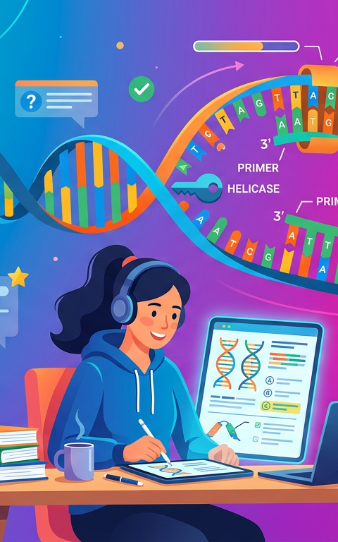 Easy MCAT DNA Replication Practice Questions
