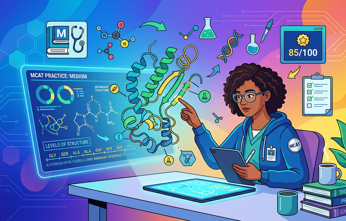 Medium MCAT Protein Structure Practice Questions