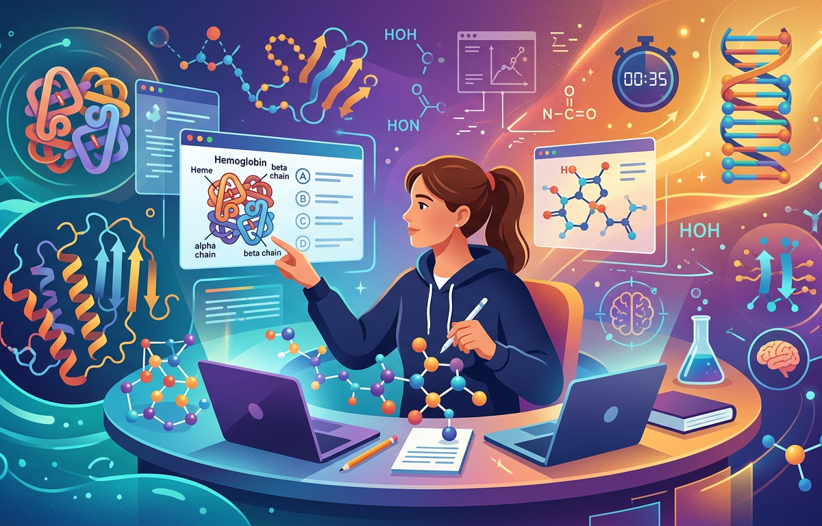 Hard MCAT Protein Structure Practice Questions
