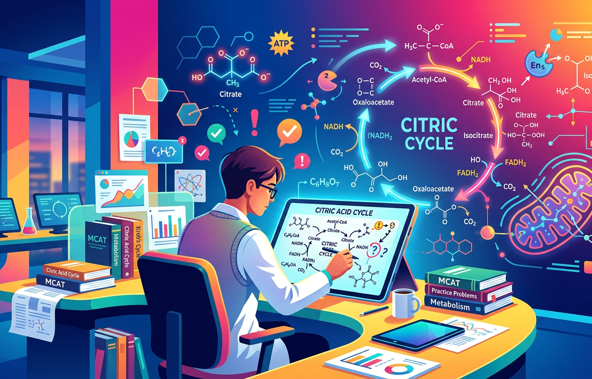 Hard MCAT Citric Acid Practice Questions