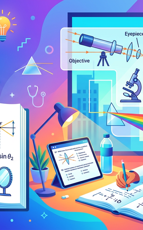 MCAT Optics Practice Questions with Answers
