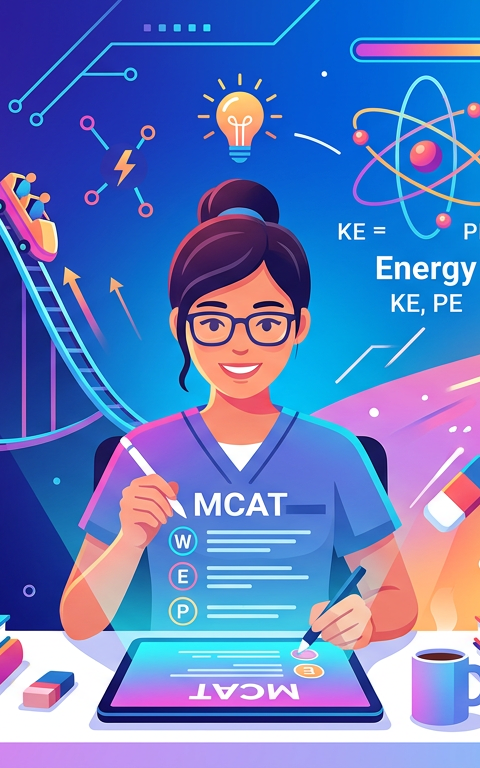 Easy MCAT Work Energy Power Practice Questions