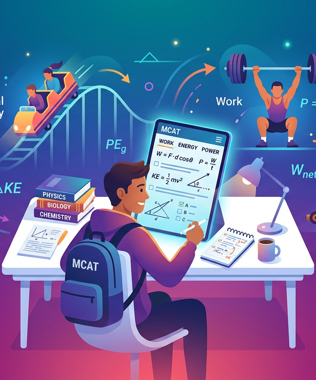 Medium MCAT Work Energy Power Practice Questions