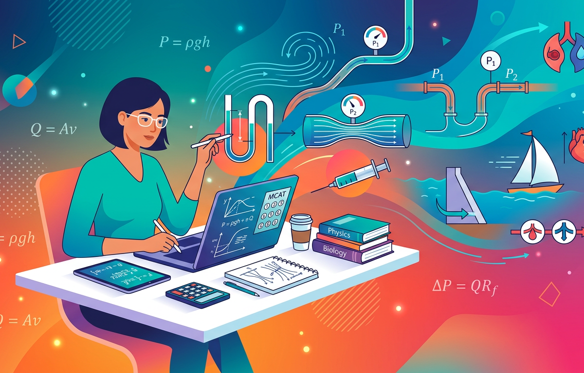 Medium MCAT Fluid Mechanics Practice Questions