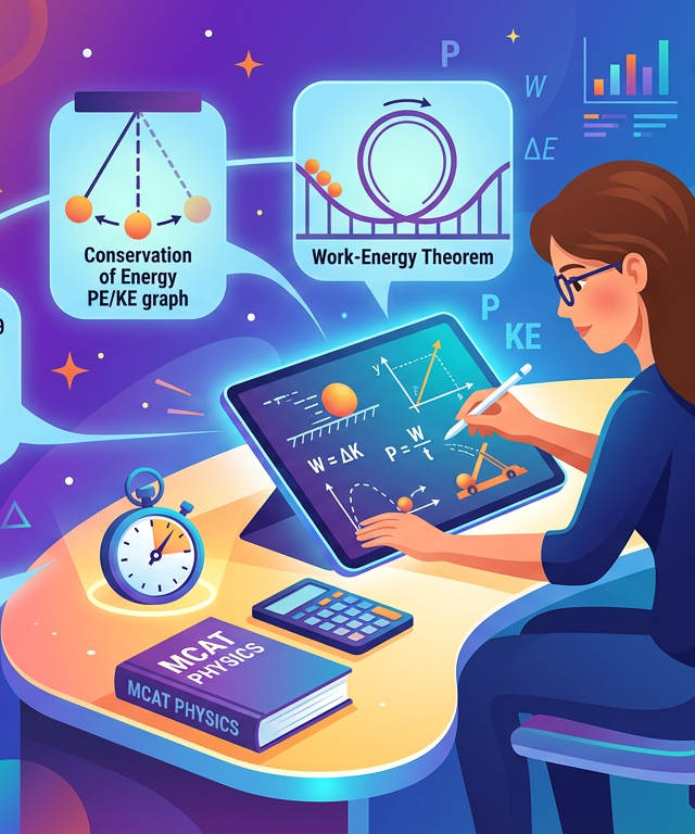 Hard MCAT Work Energy Power Practice Questions