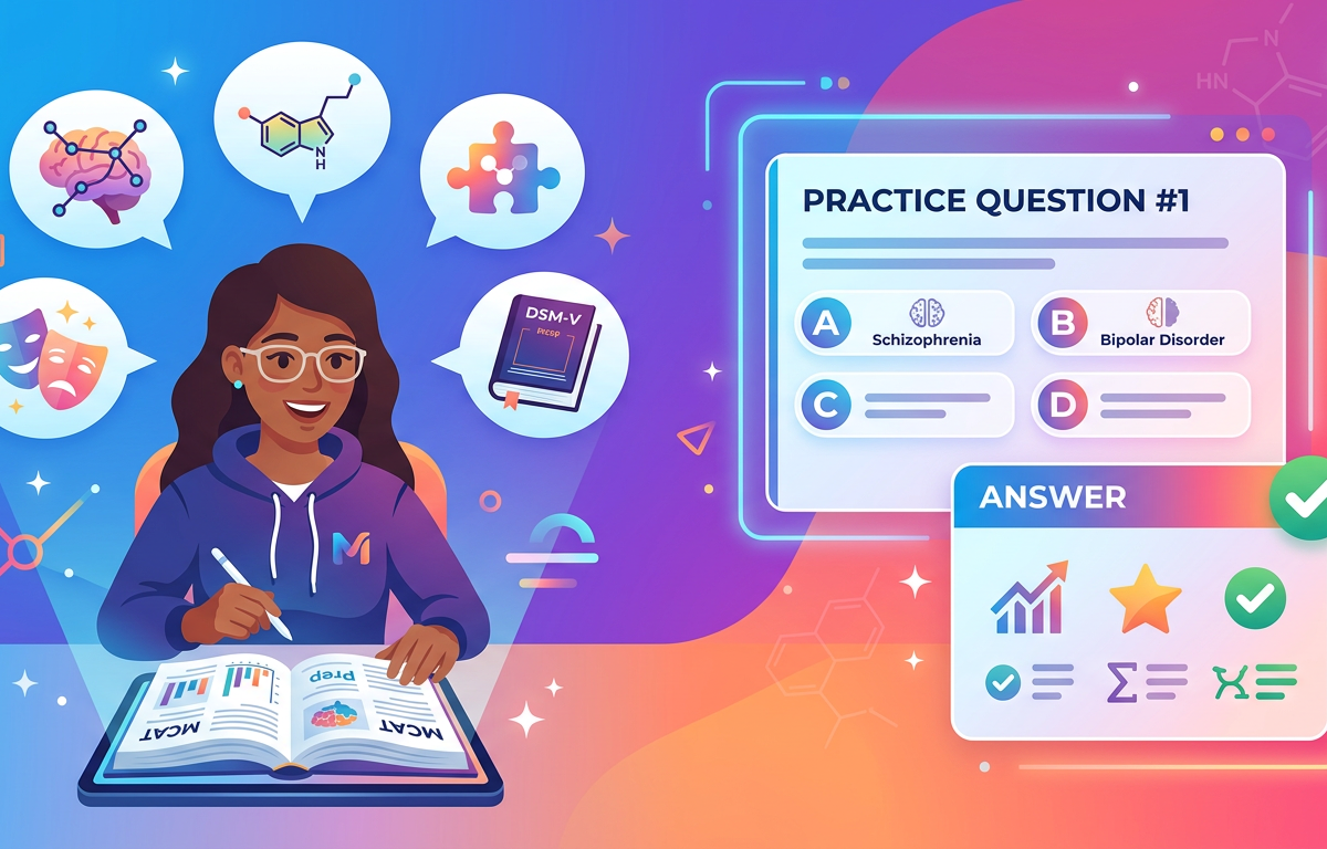 MCAT Psychological Disorders Practice Questions with Answers