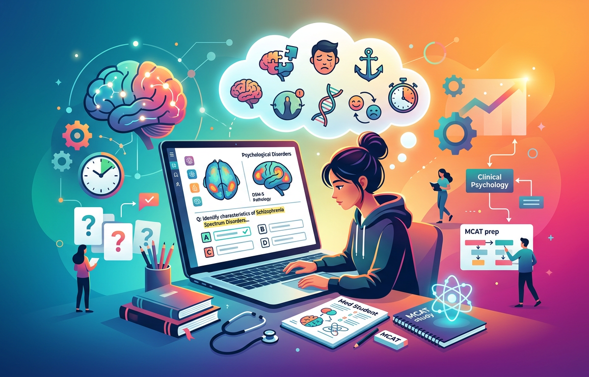 Medium MCAT Psychological Disorders Practice Questions