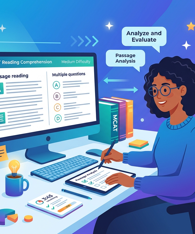 Medium MCAT Reading Comprehension Practice Questions