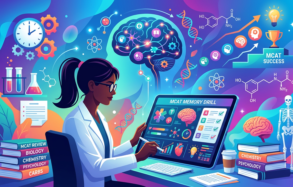 Hard MCAT Memory Practice Questions