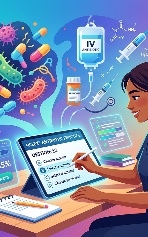 NCLEX Antibiotic Practice Questions with Answers