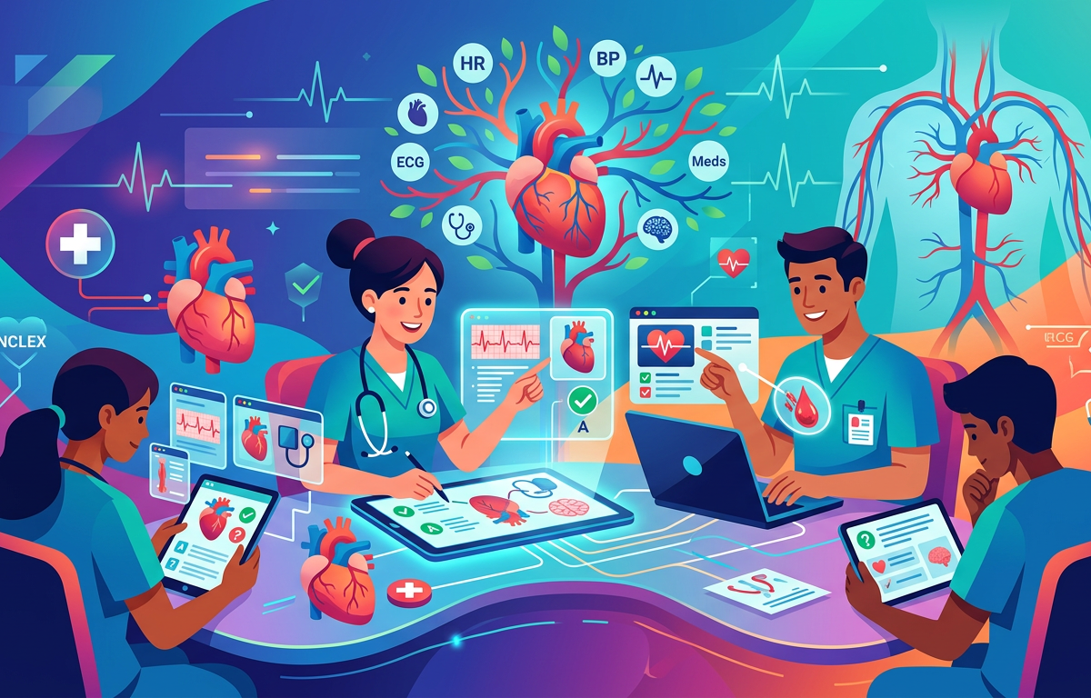 NCLEX Cardiovascular Practice Questions with Answers