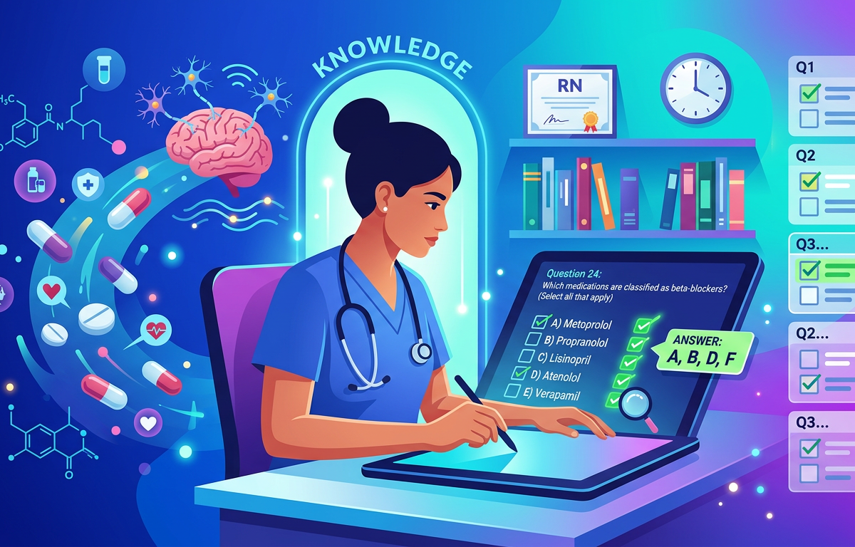 NCLEX Pharmacology SATA Practice Questions with Answers