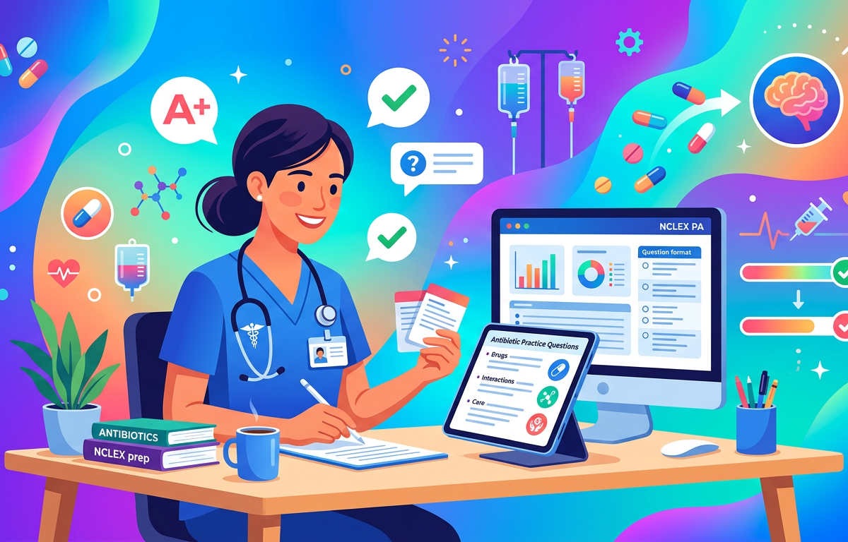 Easy NCLEX Antibiotic Practice Questions