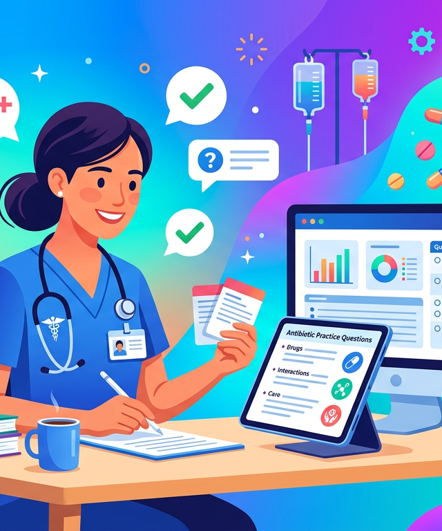 Easy NCLEX Antibiotic Practice Questions