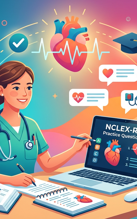 Easy NCLEX Cardiovascular Practice Questions