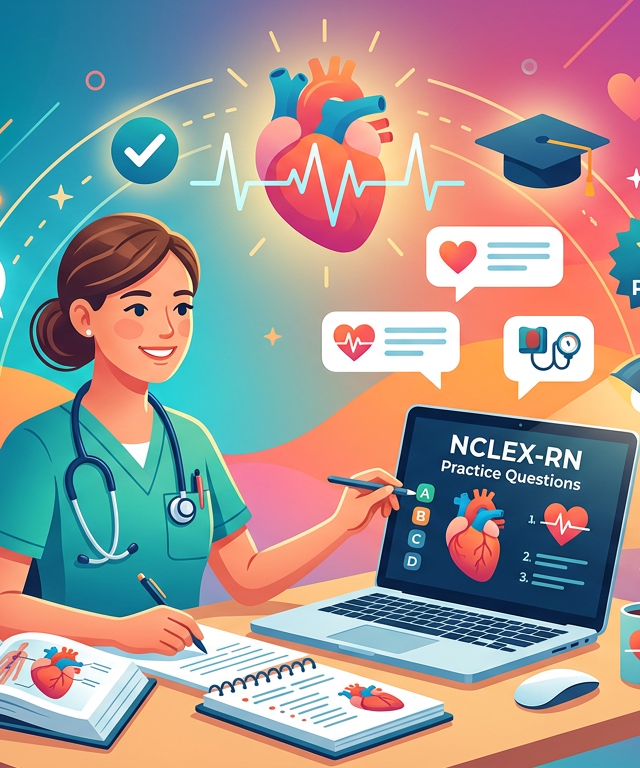Easy NCLEX Cardiovascular Practice Questions
