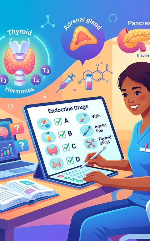 Easy NCLEX Endocrine Medication Practice Questions